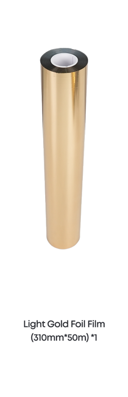 Eufymake světle zlatá fóliová fólie