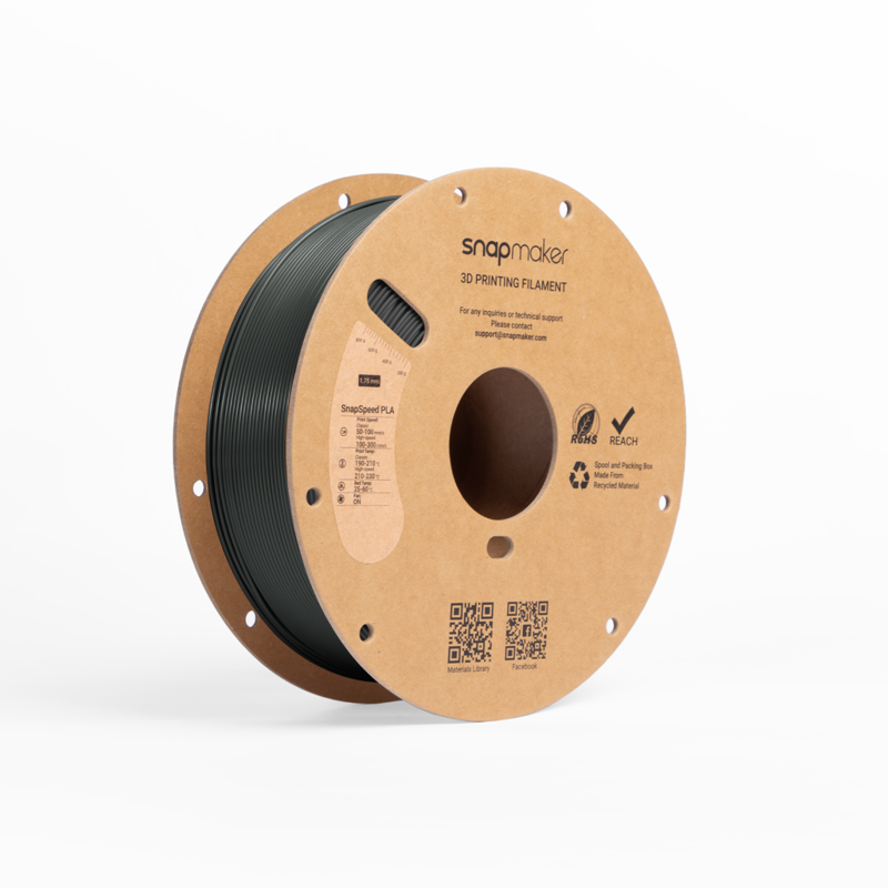 Snapmaker SnapSpeed PLA - RFID - Černá - 1.75mm - 1kg