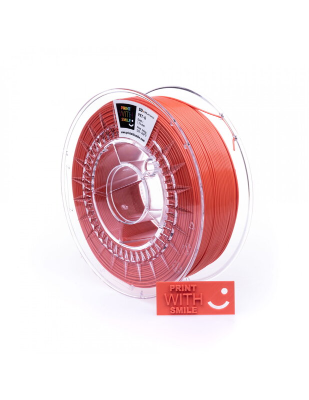 Print With Smile - PET-G - 1,75 mm - Orange - 1 Kg Print With Smile - PET-G - 1,75 mm - Orange - 1 Kg