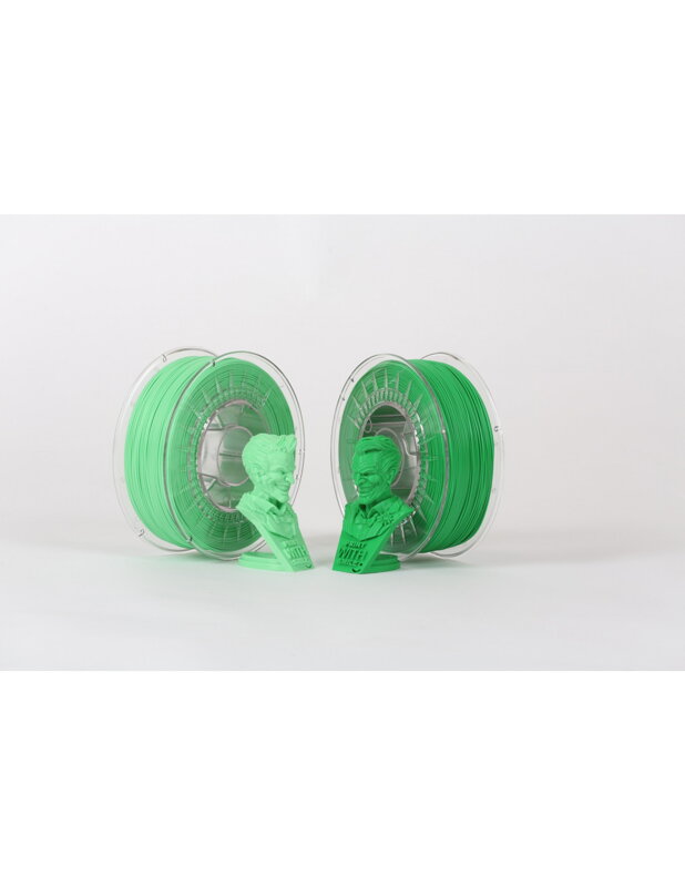Print With Smile - PLA DUO PACK - 1,75 mm - Zelená / Green - 2 x 500 g