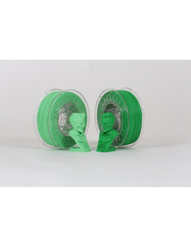 Print With Smile - PLA DUO PACK - 1,75 mm - Zelená/Green- 2 x 1000 g