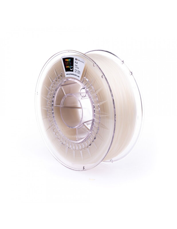Print With Smile - PLA - 1,75 mm - Natural - 1000 g Print With Smile - PLA - 1,75 mm - Natural - 1000 g