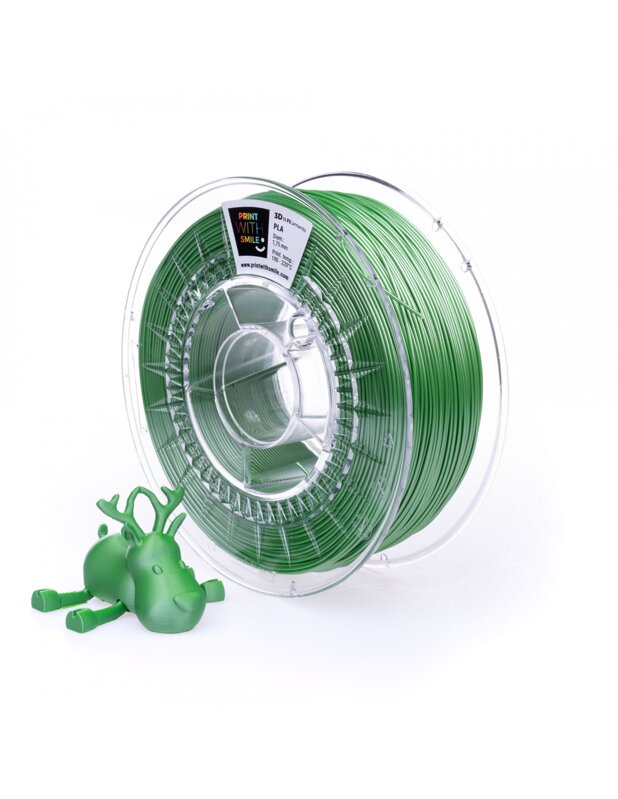 Print With Smile - SATIN PLA - 1,75 mm - Spring GREEN - 500 g