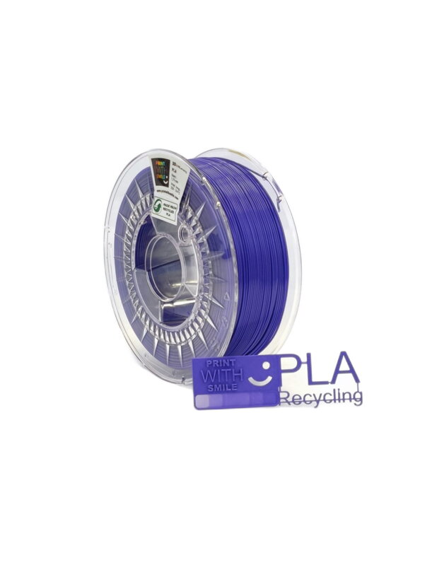 Print With Smile - REC-PLA - 1,75 mm - Just PURPLE - 1000 g