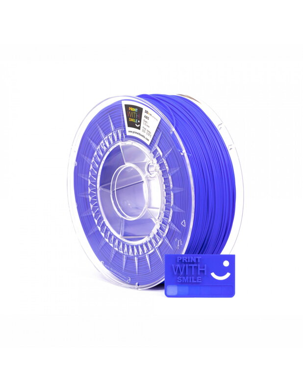 Print With Smile - ABS - 1,75 mm - Cobalt BLUE/modrá - 500 g Print With Smile - ABS - 1,75 mm - Cobalt BLUE/modrá - 500 g