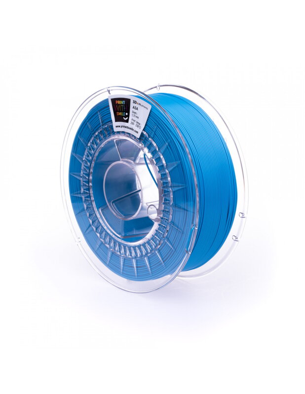 Print With Smile - ASA - 1,75 mm - 850 g - modrá / dark blue Print With Smile - ASA - 1,75 mm - 850 g - modrá / dark blue