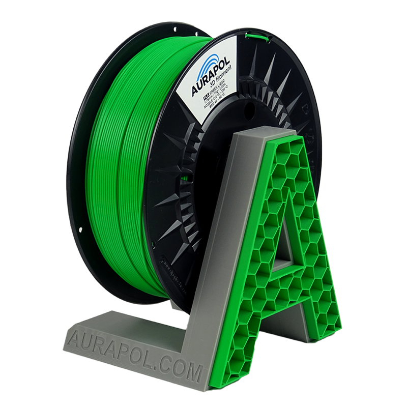 Filament Aurapol PLA HT110 ZELENÁ 1,75 mm 1 kg.