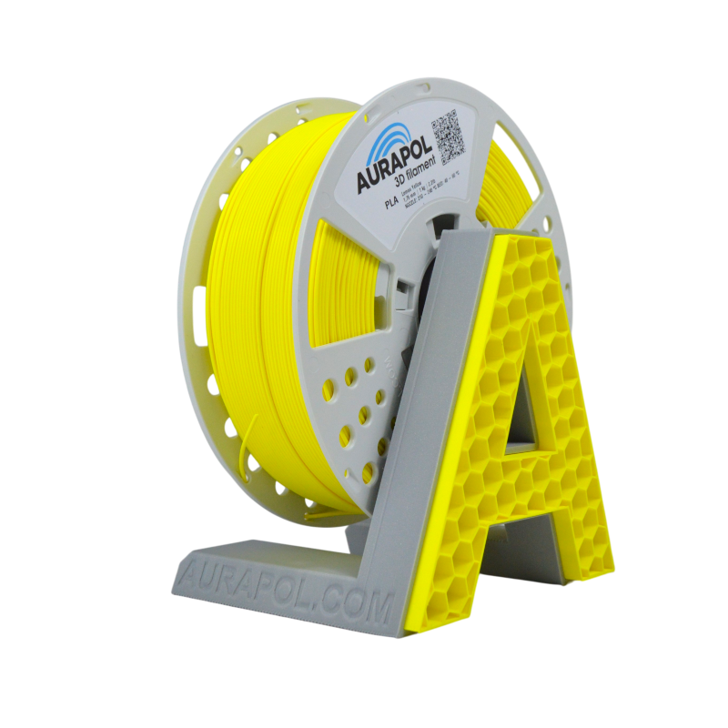Filament AURAPOL PLA CITRONOVĚ ŽLUTÁ 1,75 mm 1 kg.