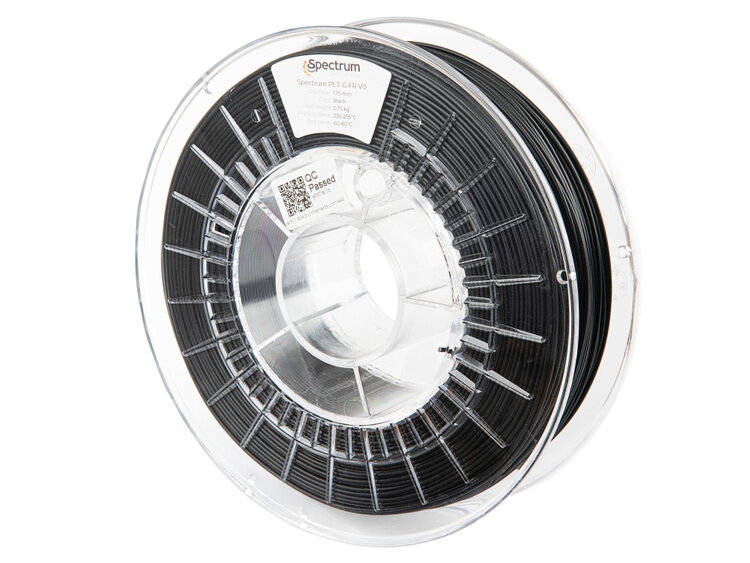 Filament SPECTRUM PETG FR V0 ČERNÁ 1,75 mm 0,75 kg Filament SPECTRUM PETG FR V0 ČERNÁ 1,75 mm 0,75 kg