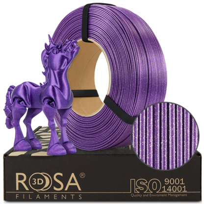 ReFill ROSA3D PLA GALAXY FIALOVÁ 1,75 mm 1 kg ReFill ROSA3D PLA GALAXY FIALOVÁ 1,75 mm 1 kg