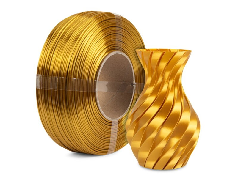 ReFill 3D POWER SILK ZLATÁ "SOLAR" 1,75 mm 1 kg. ReFill 3D POWER SILK ZLATÁ "SOLAR" 1,75 mm 1 kg.