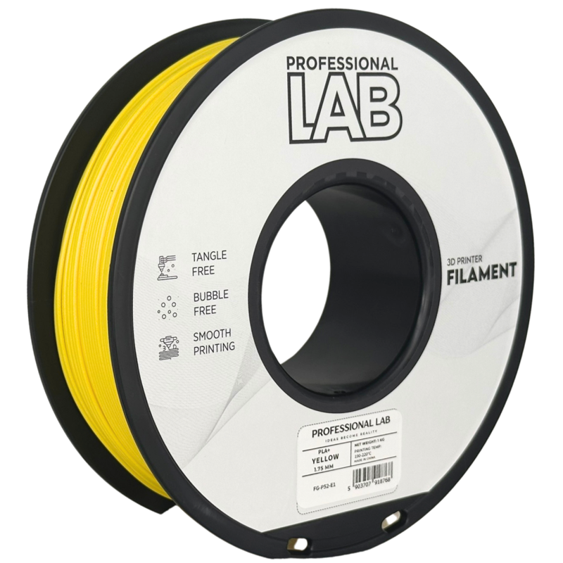 Filament PROFESSIONAL LAB PLA+ ŽLUTÁ 1,75 mm 1 kg Filament PROFESSIONAL LAB PLA+ ŽLUTÁ 1,75 mm 1 kg