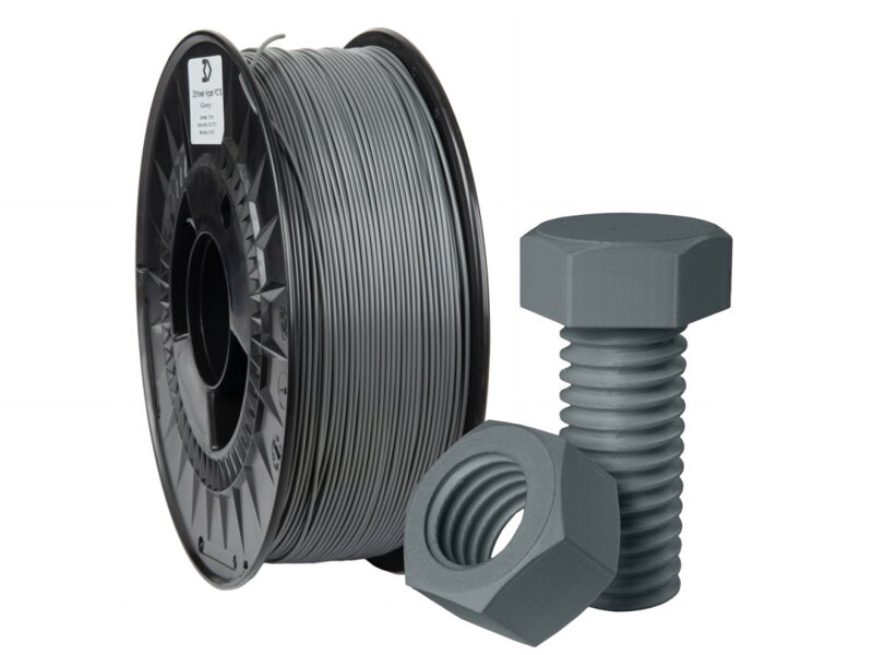 Filament 3D POWER Hyper PCTG ŠEDÁ 1,75 mm 1 kg. Filament 3D POWER Hyper PCTG ŠEDÁ 1,75 mm 1 kg.