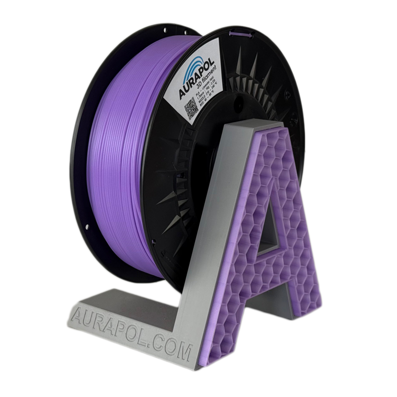 Filament AURAPOL PLA LAVENDER FIELD ČÁSTEČNĚ TRANSPARENTNÍ 1,75 mm 1 kg. Filament AURAPOL PLA LAVENDER FIELD ČÁSTEČNĚ TRANSPARENTNÍ 1,75 mm 1 kg.