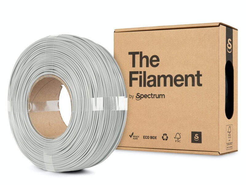 ReFill TheFilament PLA ŠEDÁ "CLOUD" 1,75 mm 1 kg ReFill TheFilament PLA ŠEDÁ "CLOUD" 1,75 mm 1 kg