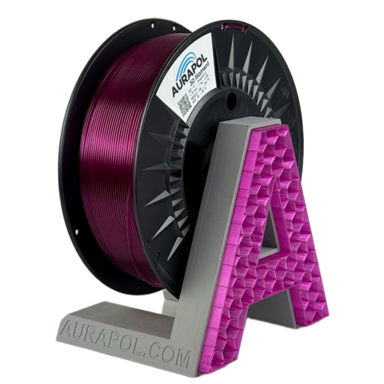 Filament AURAPOL PETG DRAGONFRUIT TRANSPARENT 1,75 mm 1 kg. Filament AURAPOL PETG DRAGONFRUIT TRANSPARENT 1,75 mm 1 kg.
