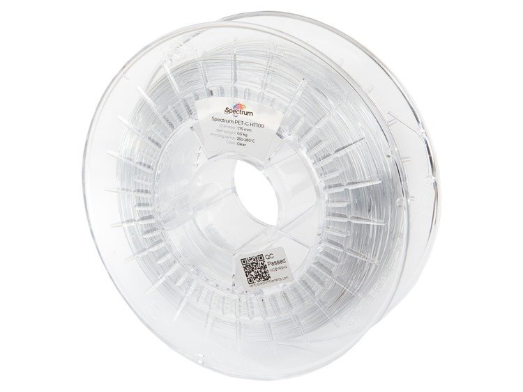 Filament Spectrum PETG TECH HT100 ČIRÁ 1,75 mm 0,5 kg Filament Spectrum PETG TECH HT100 ČIRÁ 1,75 mm 0,5 kg