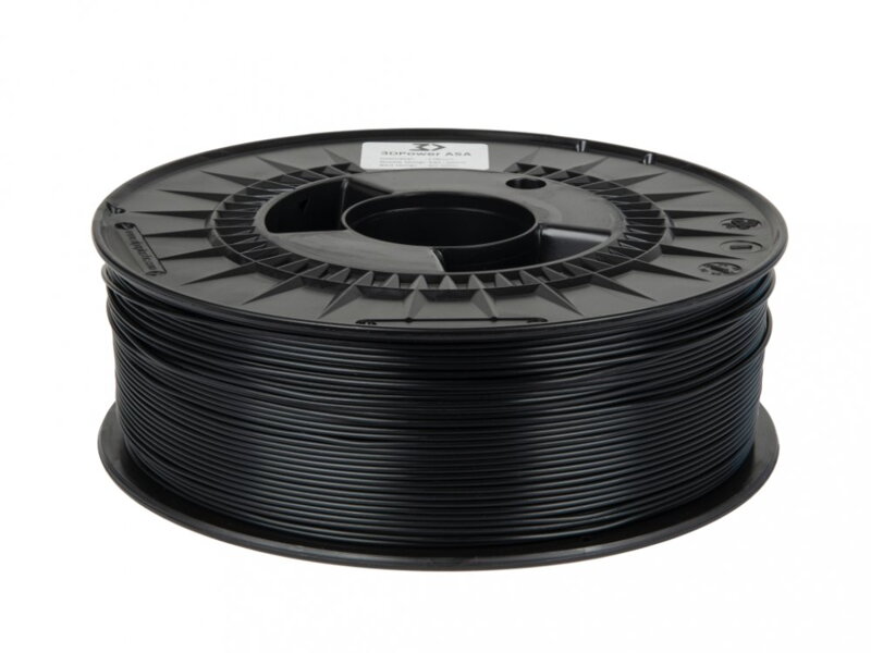 Filament 3D POWER ASA ČERNÁ 1,75 mm 1 kg. Filament 3D POWER ASA ČERNÁ 1,75 mm 1 kg.