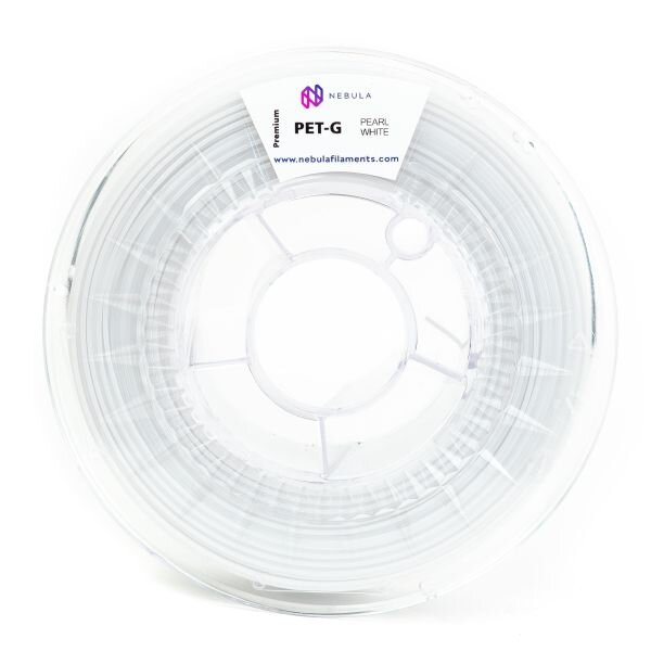 Filament NEBULA PETG PERLEŤOVĚ BÍLÁ 1,75 mm 1 kg