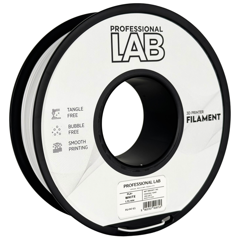 Filament PROFESSIONAL LAB PLA+ BÍLÁ 1,75 mm 1 kg Filament PROFESSIONAL LAB PLA+ BÍLÁ 1,75 mm 1 kg