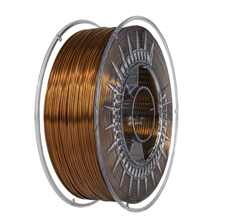 Filament DEVIL DESIGN PLA SILK HNĚDÁ 1,75 mm 1 kg. Filament DEVIL DESIGN PLA SILK HNĚDÁ 1,75 mm 1 kg.