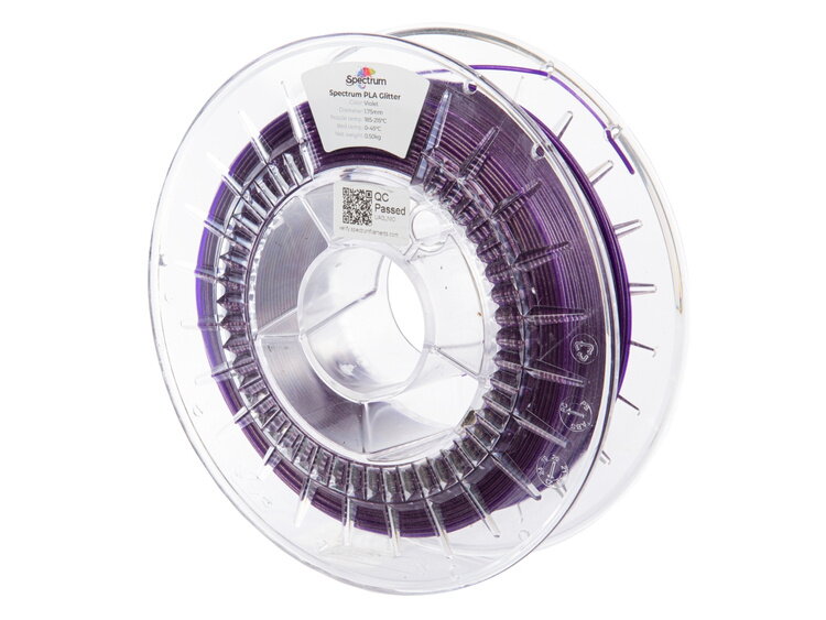 Filament SPECTRUM PLA GLITTER FIALOVÁ 1,75 mm 0,5 kg Filament SPECTRUM PLA GLITTER FIALOVÁ 1,75 mm 0,5 kg