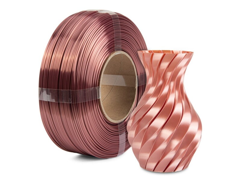 ReFill 3D POWER SILK MĚDĚNÁ 1,75 mm 1 kg. ReFill 3D POWER SILK MĚDĚNÁ 1,75 mm 1 kg.