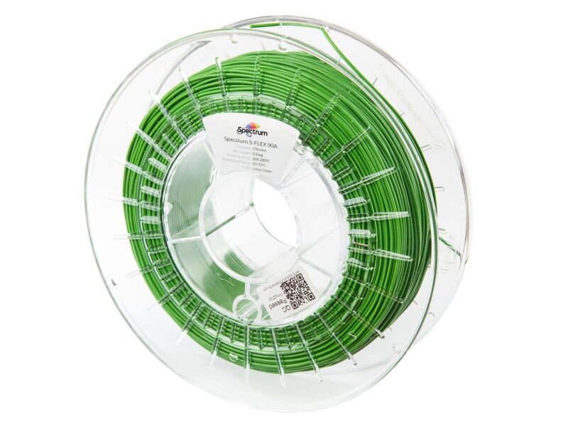 Filament Spectrum S-FLEX 90A ZELENÁ "LIME" 1,75 mm 0,50 kg Filament Spectrum S-FLEX 90A ZELENÁ "LIME" 1,75 mm 0,50 kg