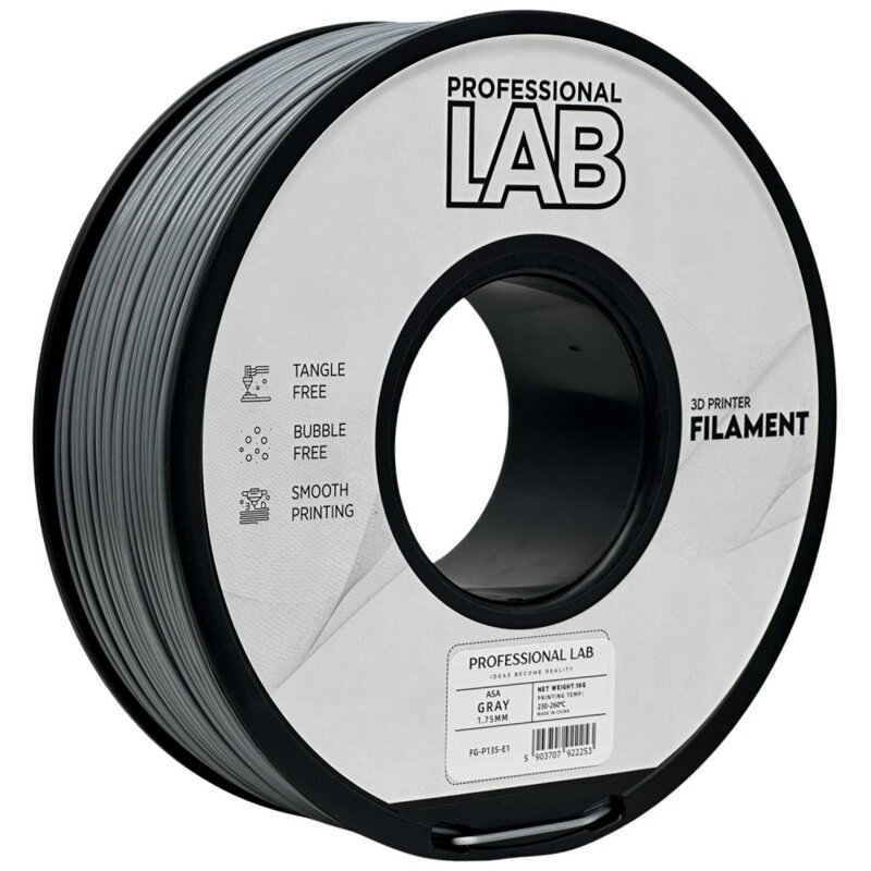 Filament PROFESSIONAL LAB ASA ŠEDÁ 1,75 mm 1 kg