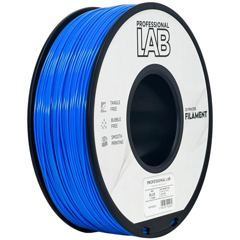 Filament PROFESSIONAL LAB ASA MODRÁ 1,75 mm 1 kg