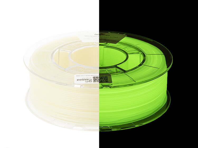 Filament Spectrum S-FLEX 90A SVÍTÍCÍ VE TMĚ 1,75 mm 0,25 kg Filament Spectrum S-FLEX 90A SVÍTÍCÍ VE TMĚ 1,75 mm 0,25 kg