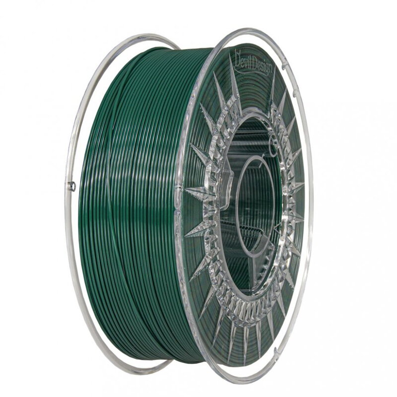 Filament Devil Design PETG ZÁVODNÍ ZELENÁ 1,75 mm 1 kg. Filament Devil Design PETG ZÁVODNÍ ZELENÁ 1,75 mm 1 kg.