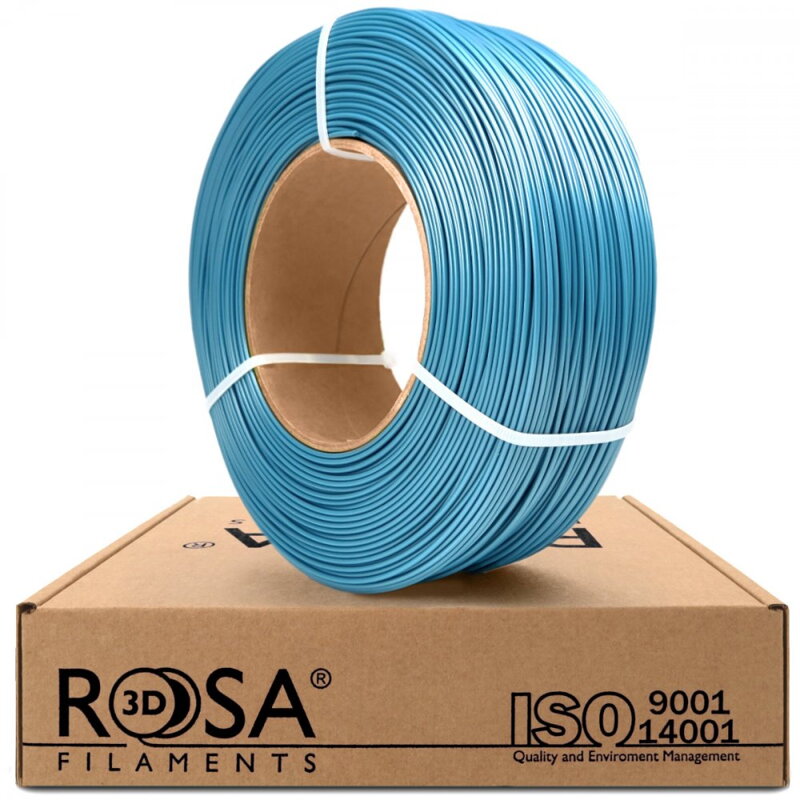 ReFill ROSA3D PLA Starter PERLEŤOVĚ MODRÁ 1,75 mm 1 kg ReFill ROSA3D PLA Starter PERLEŤOVĚ MODRÁ 1,75 mm 1 kg