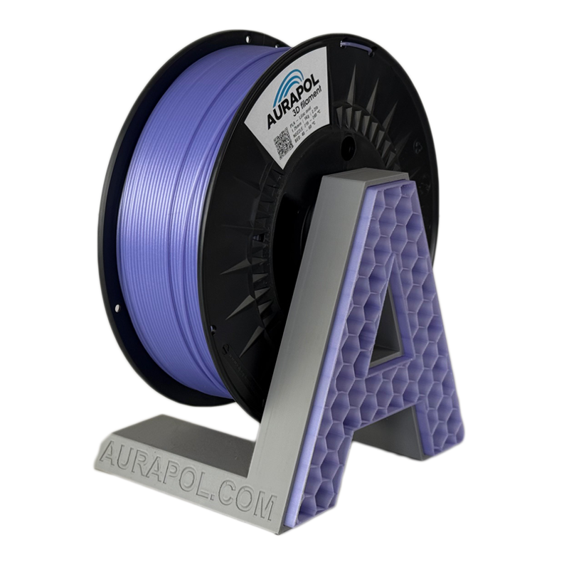 Filament AURAPOL PLA LILAC MIST ČÁSTEČNĚ TRANSPARENTNÍ 1,75 mm 1 kg. Filament AURAPOL PLA LILAC MIST ČÁSTEČNĚ TRANSPARENTNÍ 1,75 mm 1 kg.