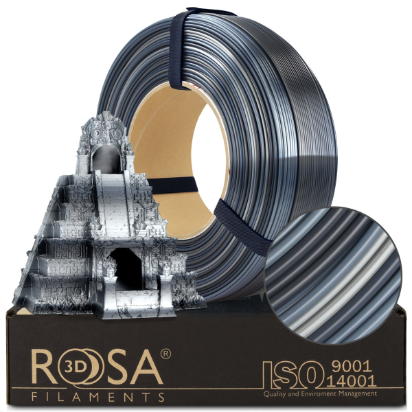 ReFill ROSA3D PLA SILK MULTICOLOUR MOON 1,75 mm 1 kg ReFill ROSA3D PLA SILK MULTICOLOUR MOON 1,75 mm 1 kg