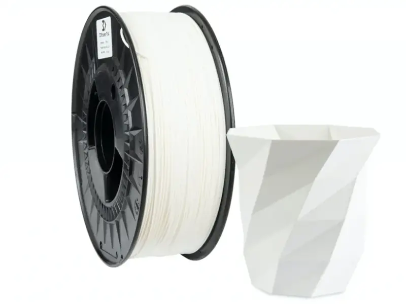 Filament 3D POWER PLA MATTE BÍLÁ 1,75 mm 1 kg. Filament 3D POWER PLA MATTE BÍLÁ 1,75 mm 1 kg.