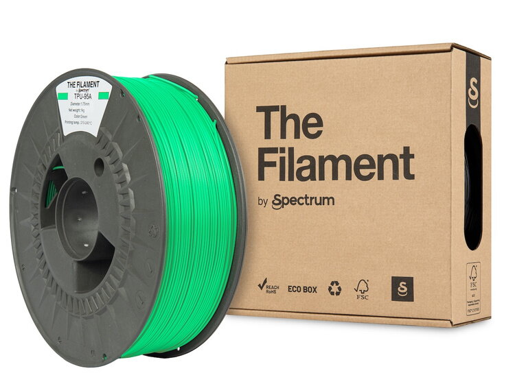 Filament TheFilament TPU-95A ZELENÁ 1,75 mm 1 kg