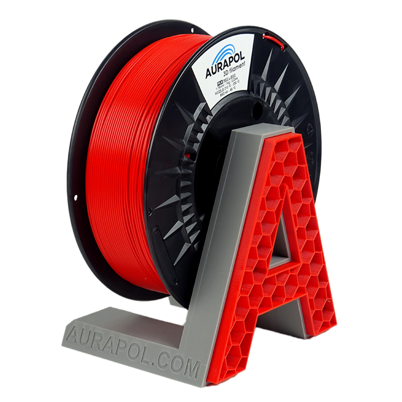 Filament Aurapol PLA ČERVENÁ L-EGO 1,75 mm 1 kg.