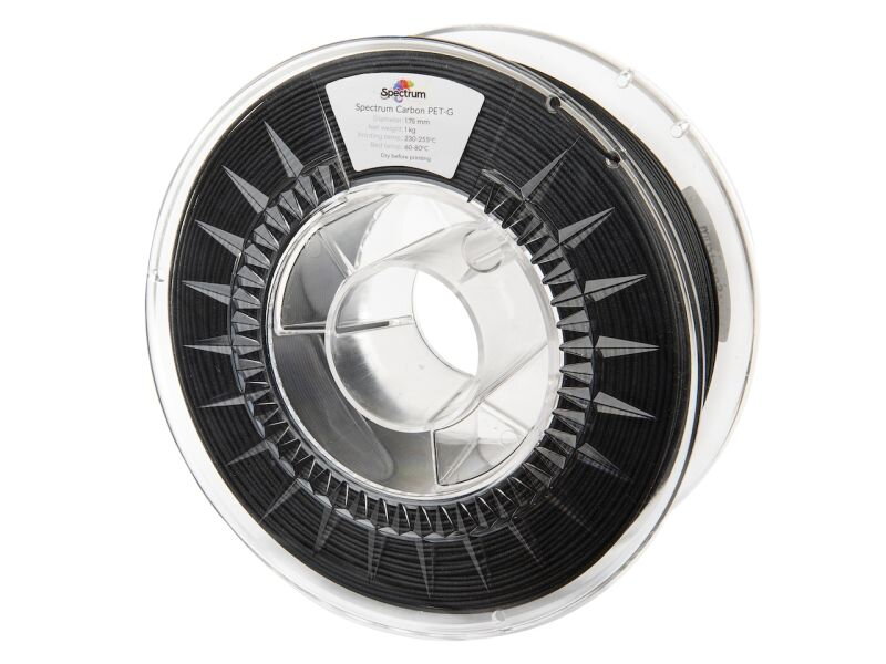 Filament Spectrum PETG CARBON 1,75 mm 1 kg Filament Spectrum PETG CARBON 1,75 mm 1 kg