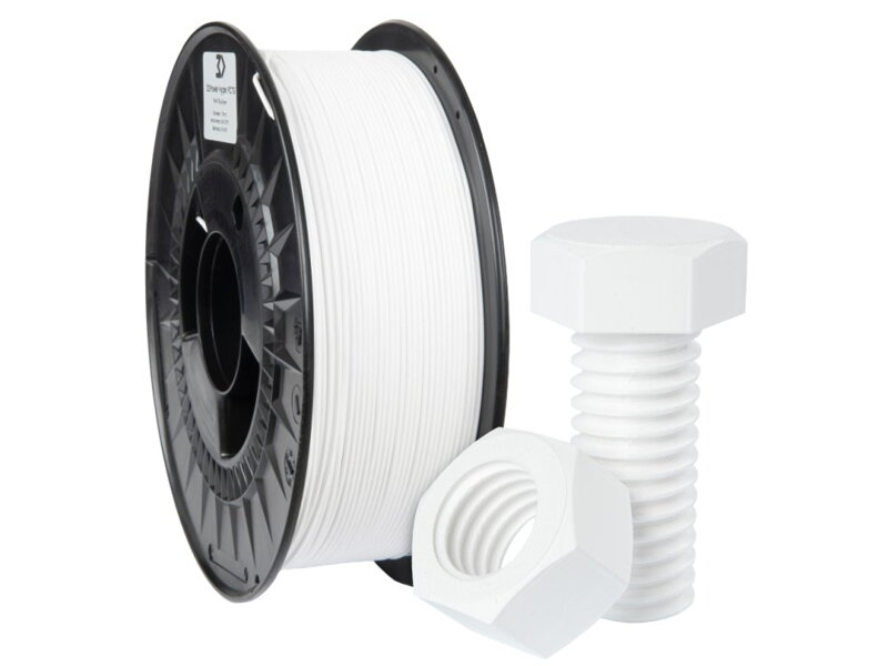 Filament 3D POWER Hyper PCTG BÍLÁ 1,75 mm 1 kg. Filament 3D POWER Hyper PCTG BÍLÁ 1,75 mm 1 kg.