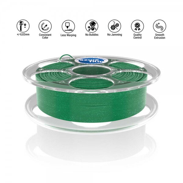 Filament AzureFilm PLA TŘPYTIVĚ ZELENÁ 1,75 mm 1 kg. Filament AzureFilm PLA TŘPYTIVĚ ZELENÁ 1,75 mm 1 kg.