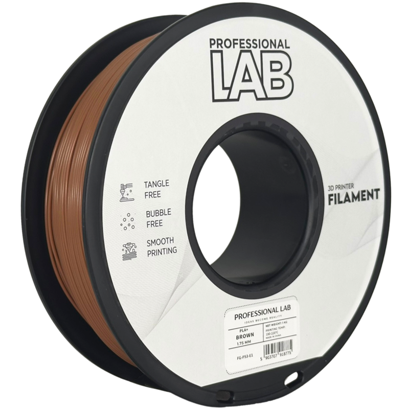 Filament PROFESSIONAL LAB PLA+ HNĚDÁ 1,75 mm 1 kg Filament PROFESSIONAL LAB PLA+ HNĚDÁ 1,75 mm 1 kg