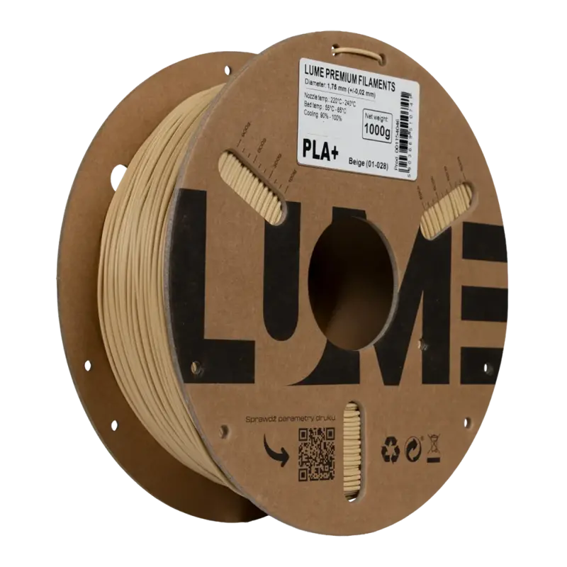 Filament LUME PLA+ BÉŽOVÁ 1,75 mm 1 kg
