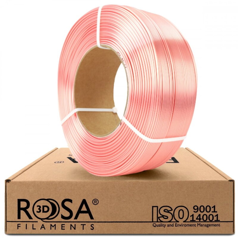 ReFill ROSA3D PLA SILK RŮŽOVÉ ZLATO 1,75 mm 1 kg ReFill ROSA3D PLA SILK RŮŽOVÉ ZLATO 1,75 mm 1 kg