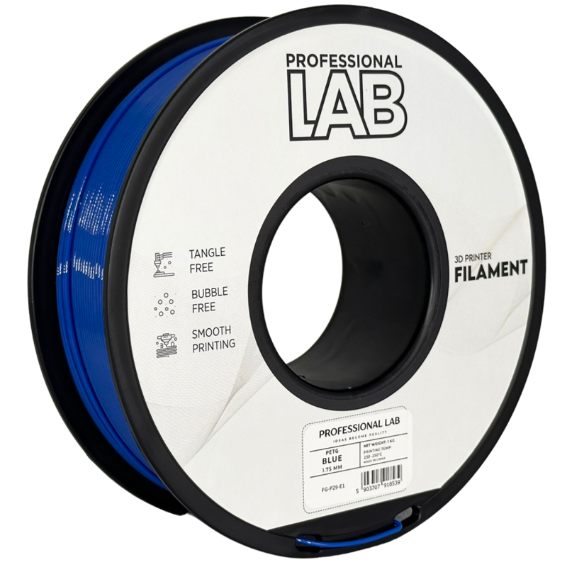Filament PROFESSIONAL LAB PETG MODRÁ 1,75 mm 1 kg Filament PROFESSIONAL LAB PETG MODRÁ 1,75 mm 1 kg