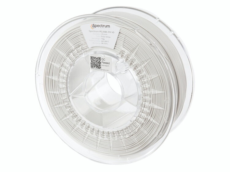 Filament SPECTRUM PC/ABS FR V0 BÍLÁ 1,75 mm 1 kg Filament SPECTRUM PC/ABS FR V0 BÍLÁ 1,75 mm 1 kg