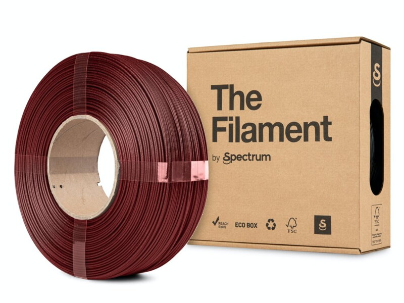 ReFill TheFilament PETG CF ČERVENÁ 1,75 mm 1 kg ReFill TheFilament PETG CF ČERVENÁ 1,75 mm 1 kg