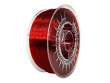 PMMA filament rubínově červená transparentní 1,75mm Devil Design 1 kg