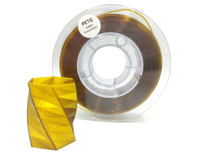 PET-G filament 1,75 mm jantarový transparentní Devil Design 1 kg