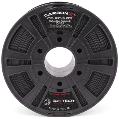 CARBONX PC/ABS CF filament černý 1,75 mm 3DXTECH 750 g